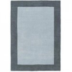 Borders Rug Grey