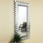Large Starburst Wall Mirror Clear