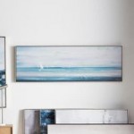 Summer Sailing Framed Wall Art Blue