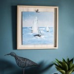 Sailing the Breeze Framed Wall Art Blue