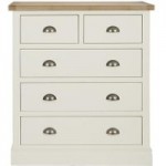 Compton Ivory 5 Drawer Chest Ivory