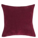 Velour Red Cushion Red