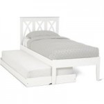 Autumn Hevea Wooden Guest Bed White