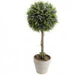Artificial Potted Lavender Tree Green