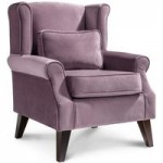 Wroxton Plush Chair Lilac