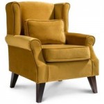 Wroxton Plush Chair Yellow