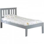 Kingston Grey Pine Bed Frame Grey
