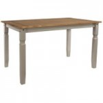 Corona Grey Rectangular Dining Table Grey