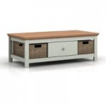 Cotswold Oak Grey Coffee Table Grey