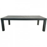 Puro High Gloss Wooden Charcoal Coffee Table Grey