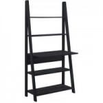 Tiva Black Ladder Desk Black