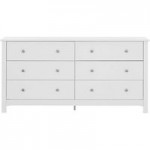 Florence White Chest of Drawers White