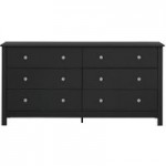 Florence Black Chest of Drawers Black