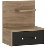 Monaco 1 Drawer Right Hand Bedside Table Natural