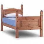 Corona Mexican High Foot End Bed Frame Natural