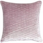 Pleated Blush Velvet Cushion Cover Blush