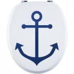 Anchor MDF Toilet Seat Blue