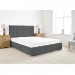 Hepworth Upholstered Bed Frame Grey