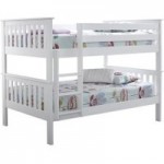 Oslo Small Double Bunk Bed White