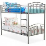 Ventura Metal Bunk Bed Frame Silver