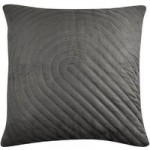 Elements Quilted Charcoal Cushion Charcoal