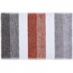 Elements Stripe Paprika Bath Mat Paprika