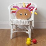 In The Night Garden Upsy Daisy Cushion Brown/Red/Pink/Yellow