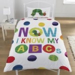 The Very Hungry Caterpillar Single Duvet Cover and Pillowcase Set MultiColoured