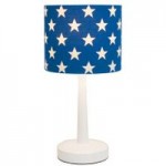 Blue Star LED Table Lamp and Shade Blue