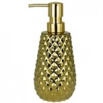 Gold Textured Lotion Dispenser Gold