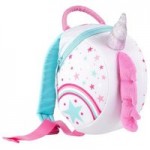 LittleLife Unicorn Toddler Backpack White