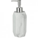 Marble Resin Lotion Dispenser White