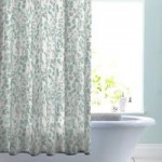 Eucalyptus Shadow Shower Curtain Seafoam