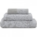 Dorma Winchester Jacquard Border Towel Grey