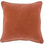 Clara Velvet Brick Cushion Orange