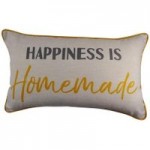Happiness is Homemade Ochre Cushion Ochre