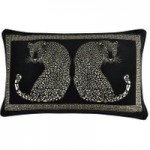 5A Fifth Avenue Black Leopard Cushion Black
