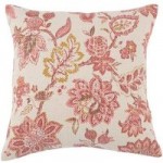 Jacobean Floral Brick Cushion Multi coloured