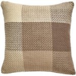 Woven Check Natural Cushion Cover Natural