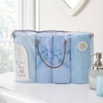 Clair de Lune Blue Moses Basket Gift Bale Blue