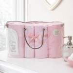 Clair de Lune Pink Moses Basket Gift Bale Pink