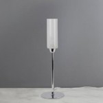 Sugar and Sand Tube Table Lamp Silver