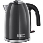 Russell Hobbs Colours Plus 1.7L Storm Grey Kettle Grey