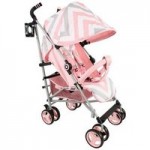 My Babiie MB02 Pink Chevron Stroller Pink