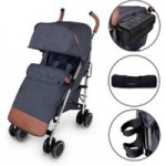 Ickle Bubba Discovery Prime Silver and Denim Stroller Blue