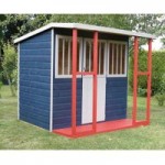 4ft x 6ft Stable Playhouse Natural