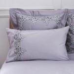 Dorma Liliana Housewife Pillowcase Grey