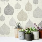 One Leaf Natural Wallpaper Natural