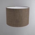 Made To Order 40cm Drum Shade Linoso Mocha