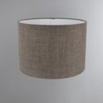 Made To Order 30cm Drum Shade Linoso Taupe